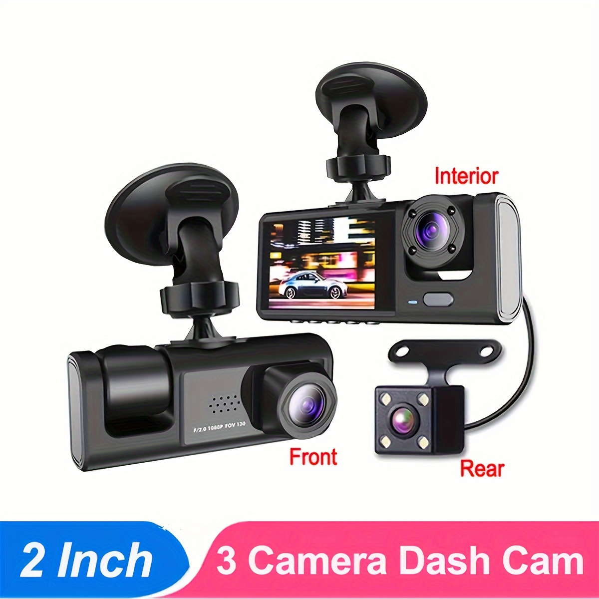1080p Dual kamera Dash Cam Autos Front Innen Autokamera Ir - Temu