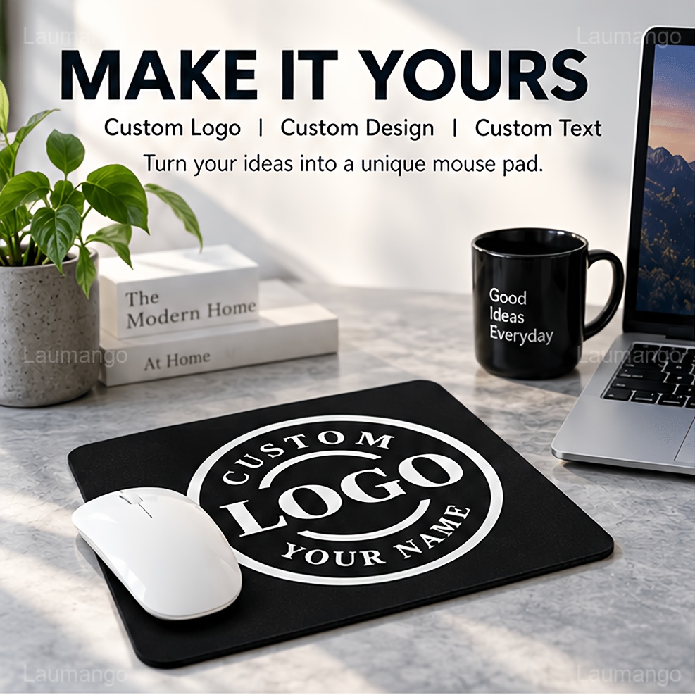 TEMU Custom Mousepad Small Size, Photo Picture Anime Celebrity Custom Text Logo Diy Personalized High-definition Printing Non-slip Rubber Office