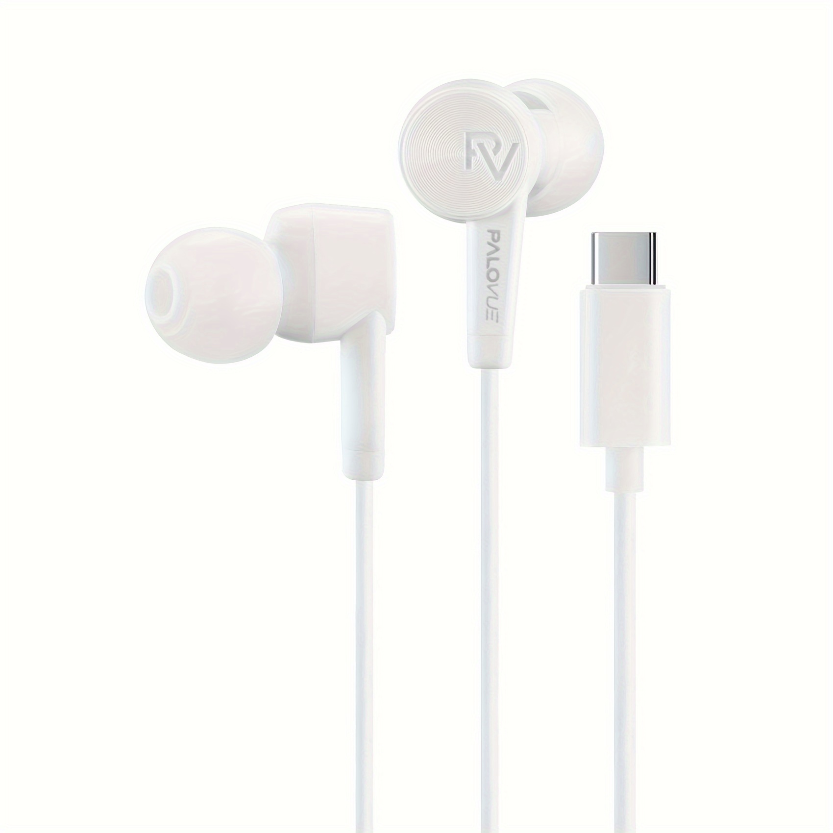 

Usb C Wired Earbuds In Ear Earphones Type C Headphones Earbuds With Mic And Volume Control Compatible For Iphone 15/15pro 15plus 15promax Pixel Samsung S23 S22+ Headsets