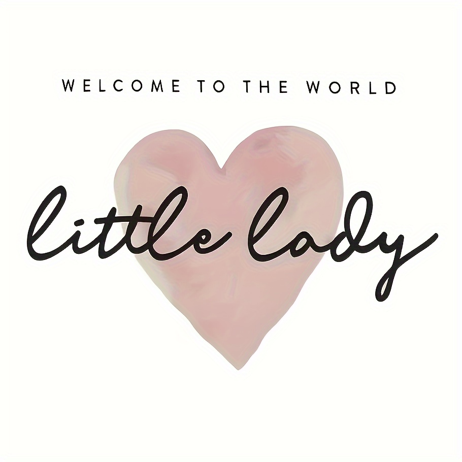 Welcome World Little Lady Greeting Card Newborn - Temu Philippines