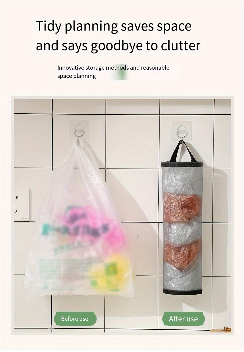 2pcs portable kitchen storage bags with card machine holder multi purpose no power needed details 1