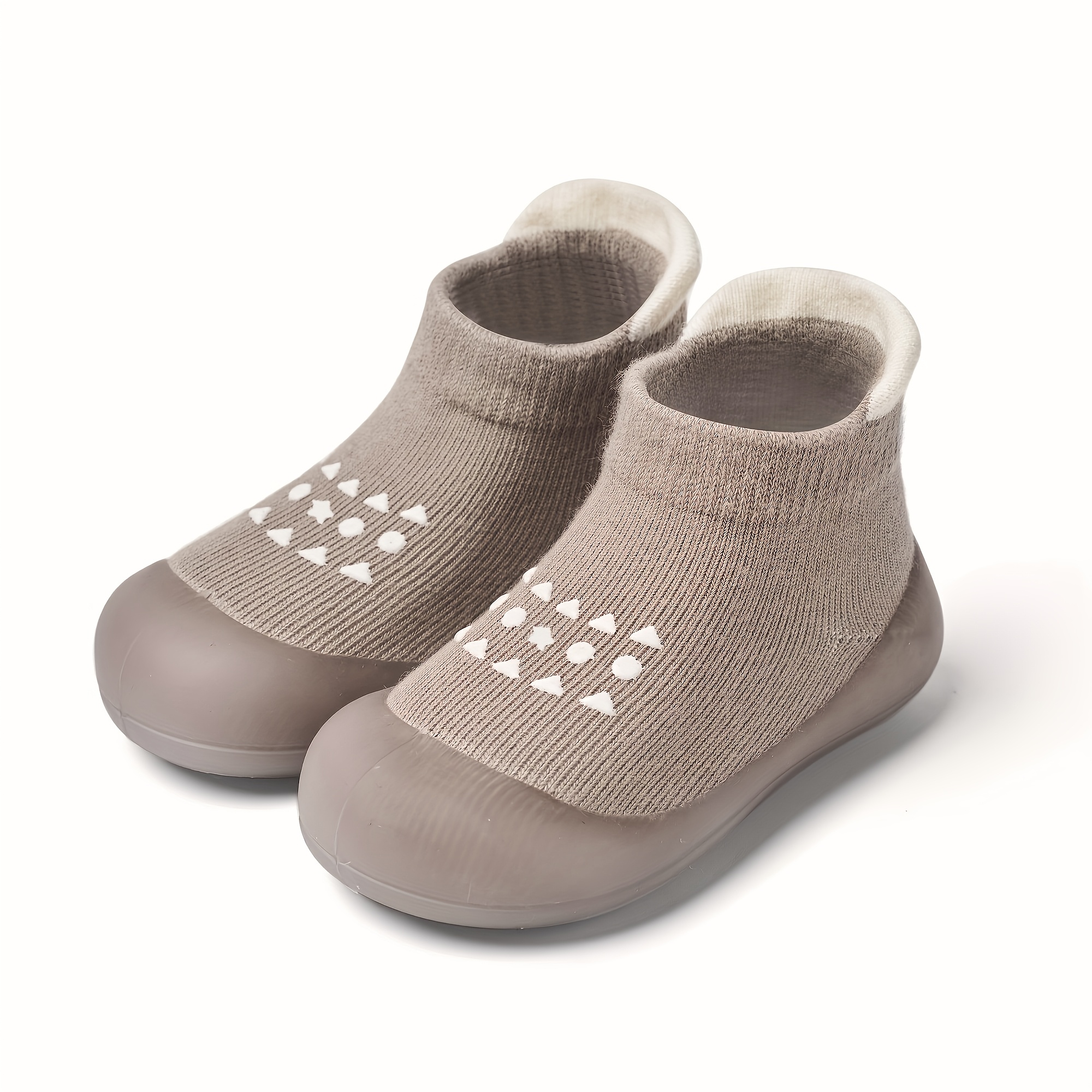 Image of A Set Of Sock Shoes Designed For Walking, Featuring Non-slip Breathable Slippers With A Soft Sole, Suitable For Boys And Girls