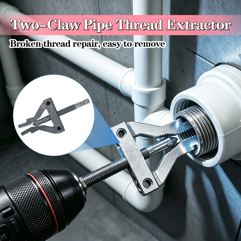 item picture pipe   inner wire extractor non slip claw water pipe repair tool compatible with drill wire extraction hardware