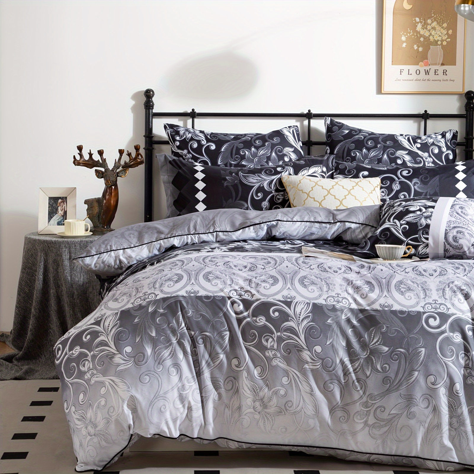 TEMU Duvet//quilt Cover Set - Au Size - Queen/king/super King Size 3pcs (1 Quilt Cover + 2 Pillowcases)