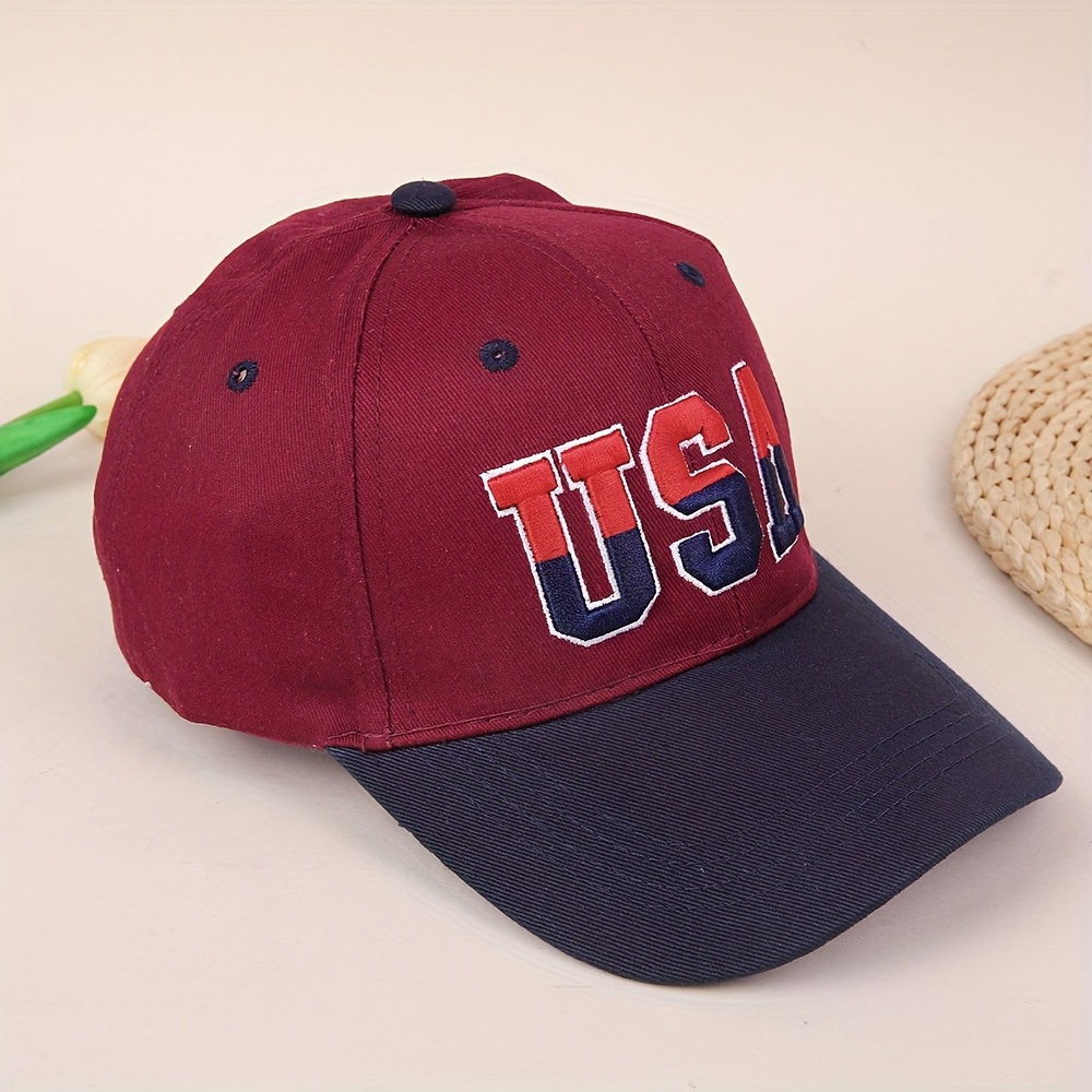 cap usa lettering lightweight Temu