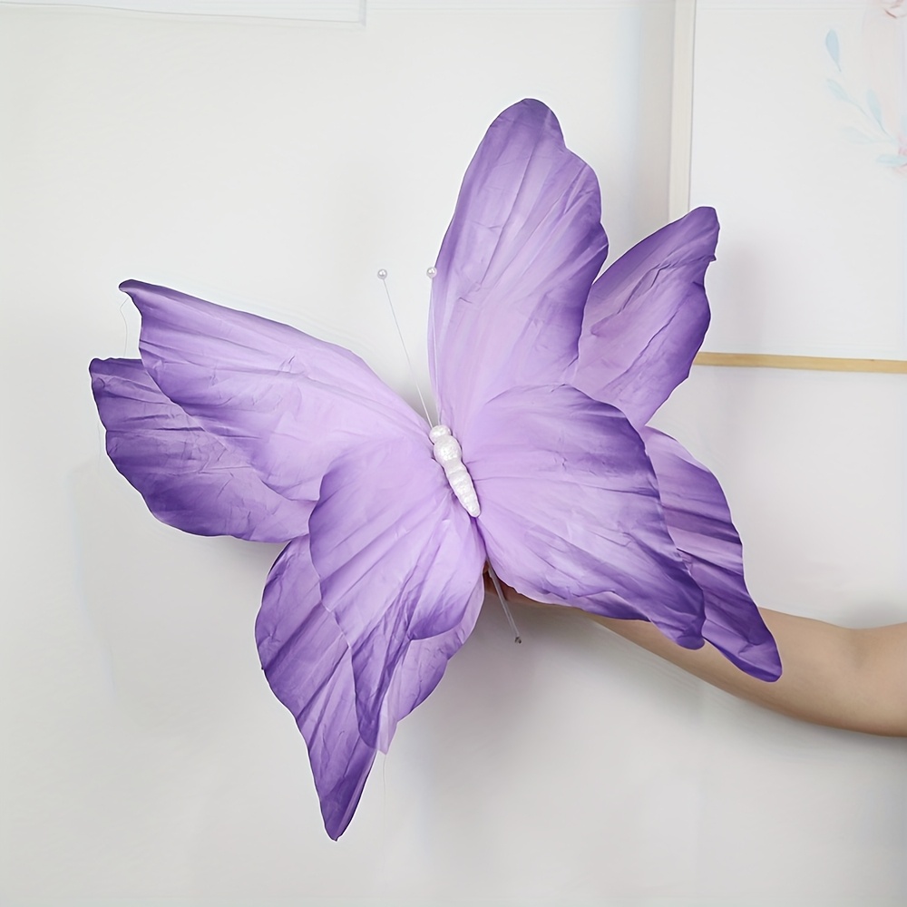 TEMU 2pcs 30cm Paper Artificial Wedding Background Decoration Studio Photography Photo Props Home Courtyard Garden Dress Up Simulation Flower
