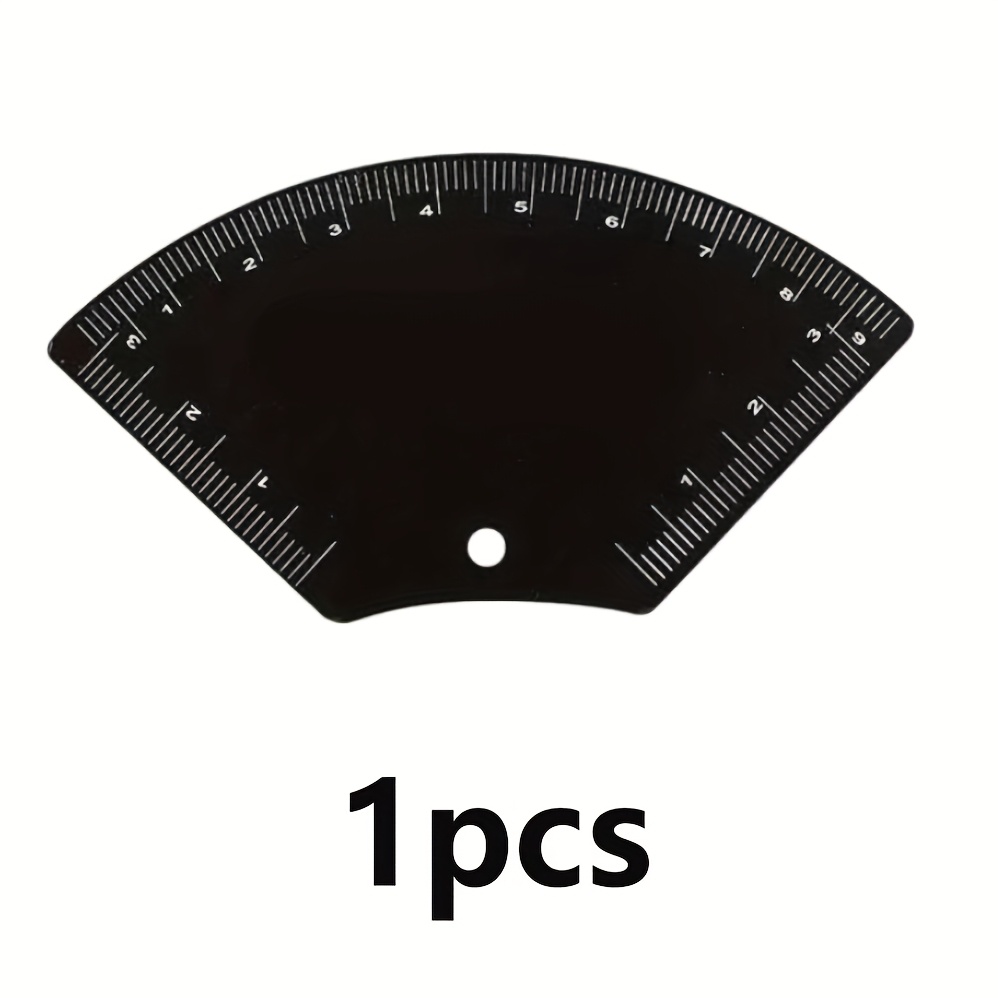 TEMU Règle de dessin pour sourcils, outil de cartographie pour microblading, outil de pour Cosmétique permanent, guide de dessin, règle, fournitures