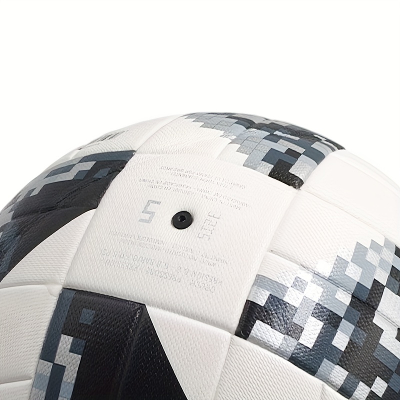   soccer ball, pu material heat bonding football, high  , waterproof and wear-resistant, adult training competition ball, black and  , high-  christmas, thanksgiving and birthday holiday gift football Product details 4