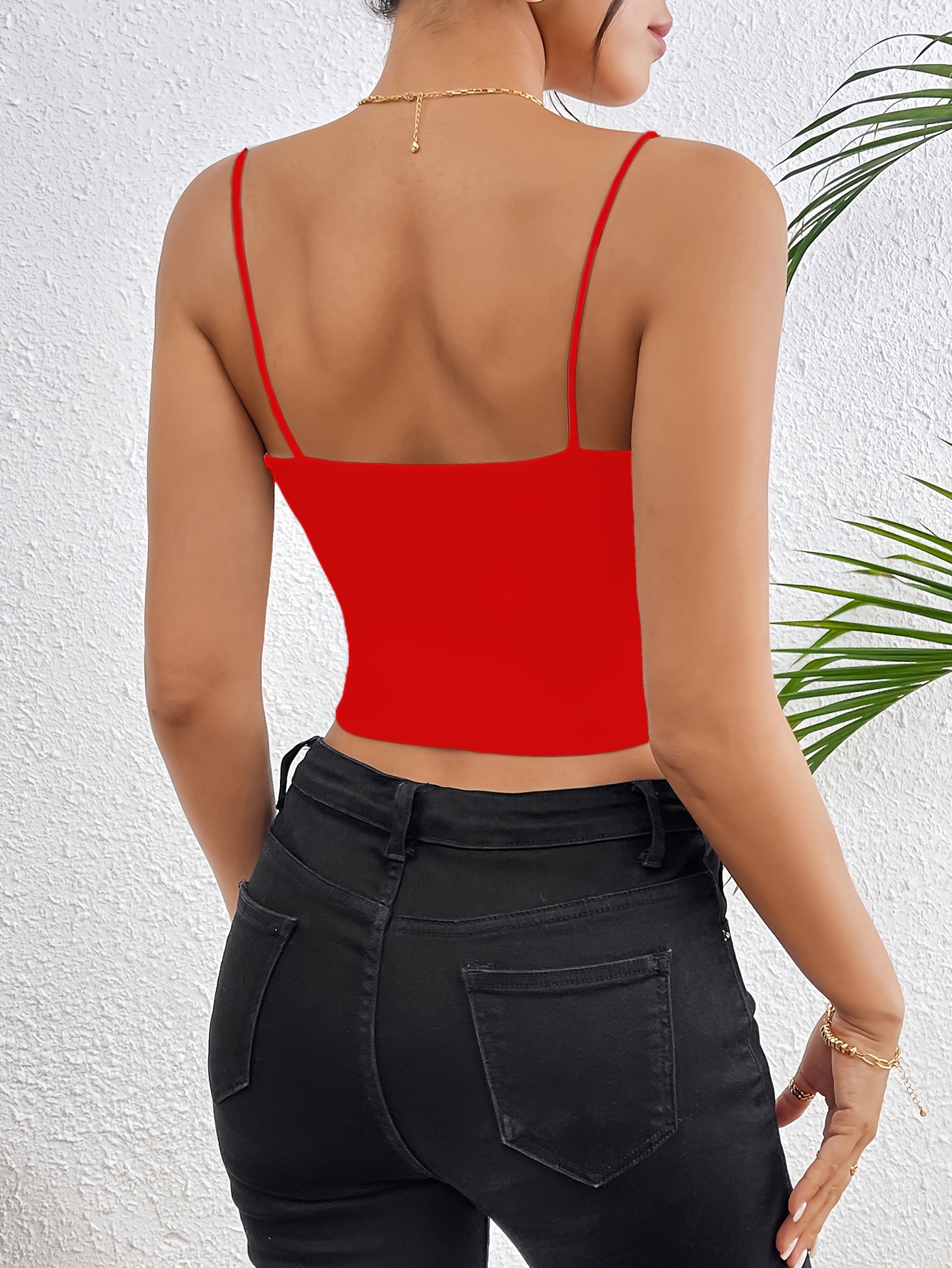 European and American Sexy Bustier Waist Tie Top