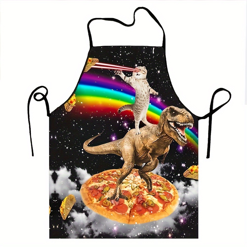 

Halloween Cooking - Polyester, Cat Pattern, , , Novelty Workwear For Cooking &