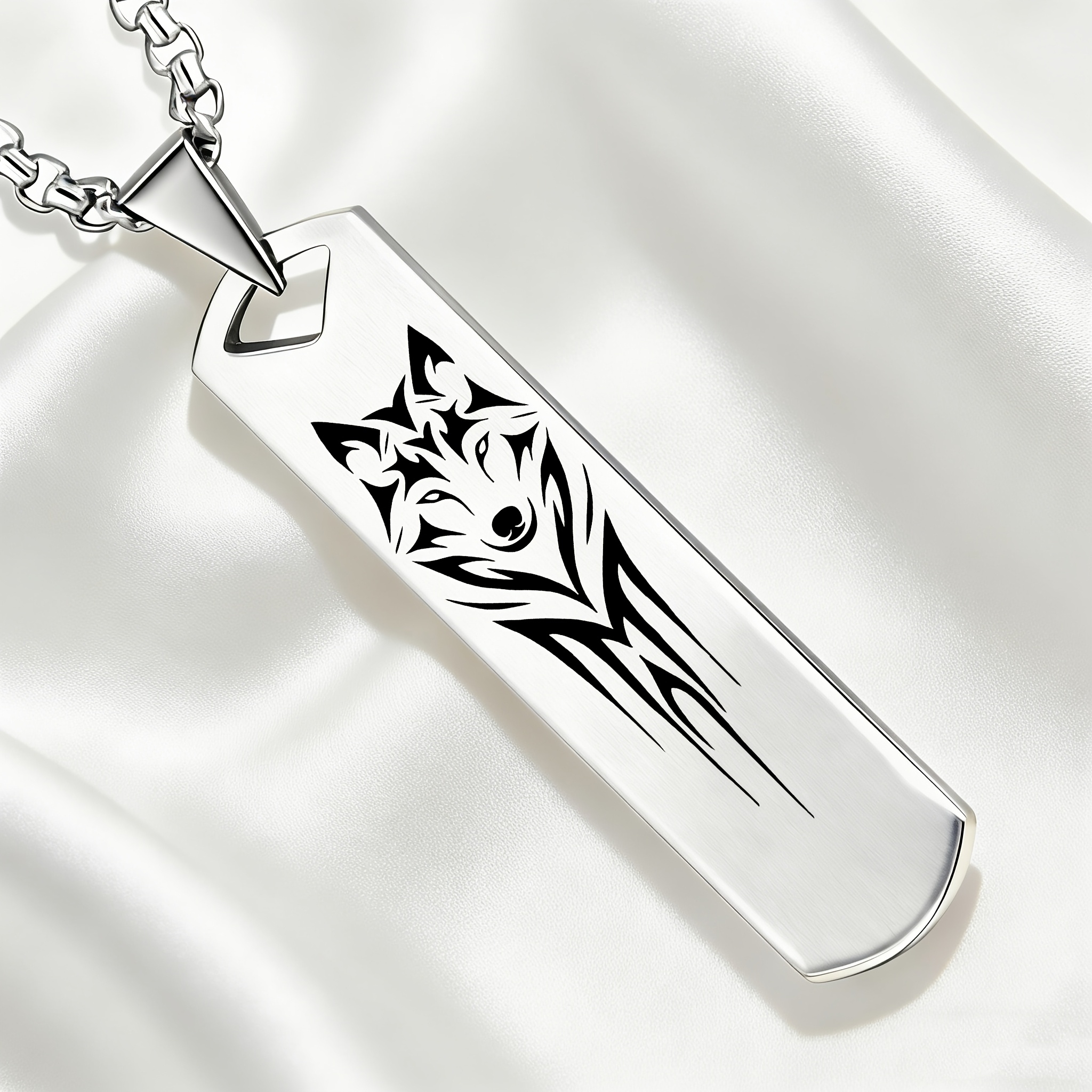 TEMU Collier pendentif unisexe avec de totem de sauvage, accessoires exclusifs pour les amateurs de et de du loup, parfait pour et pour les fêtes et