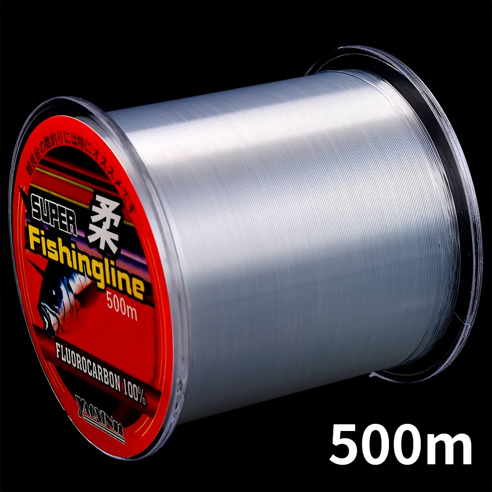 

500m Ligne de Pêche en Nylon Non Fluorocarbone, Matériel de Pêche Multifilament Non en Lin 0.18mm 0.2mm 0.23mm