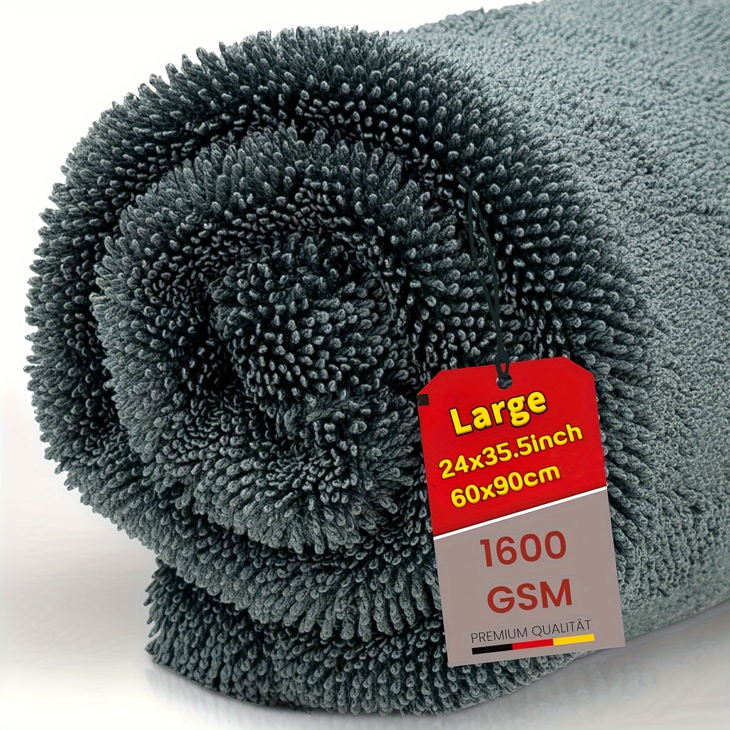 

Towel - Car Drying Cloth, 1600 Gsm, , -free, For Motorcycles And Cleaning