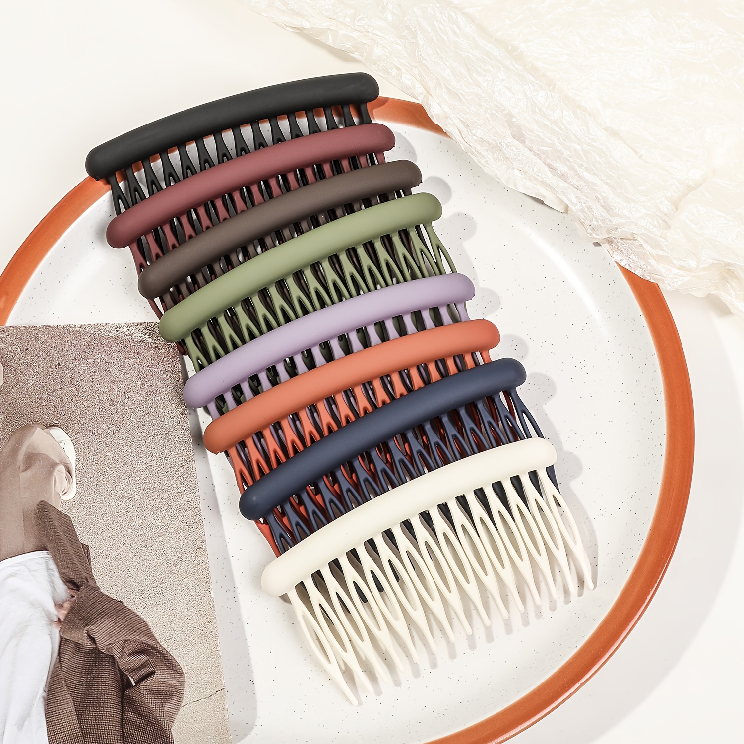 

Lobaba 4pcs Set & Comb - Combs For , Flyaways & Styling