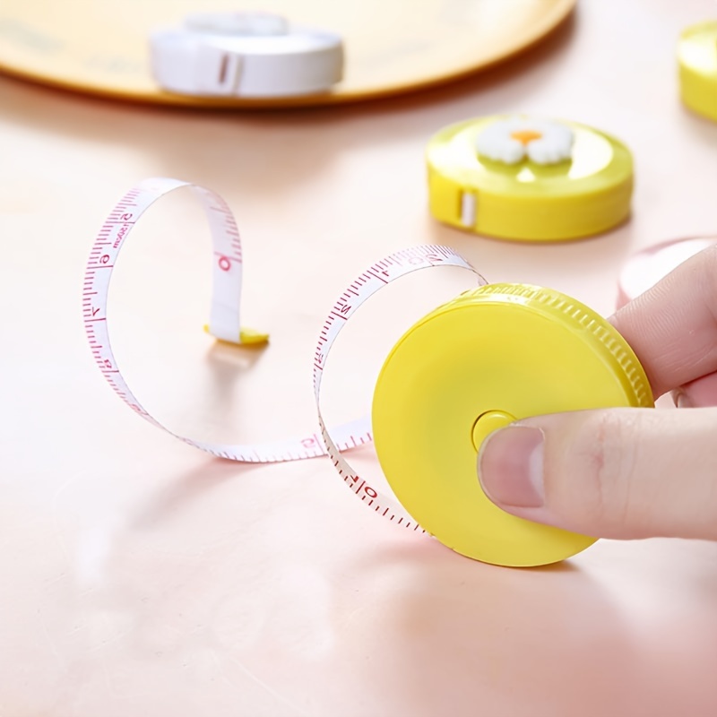 Cute Cartoon Mini Tape Measure Portable Soft Ruler Body - Temu