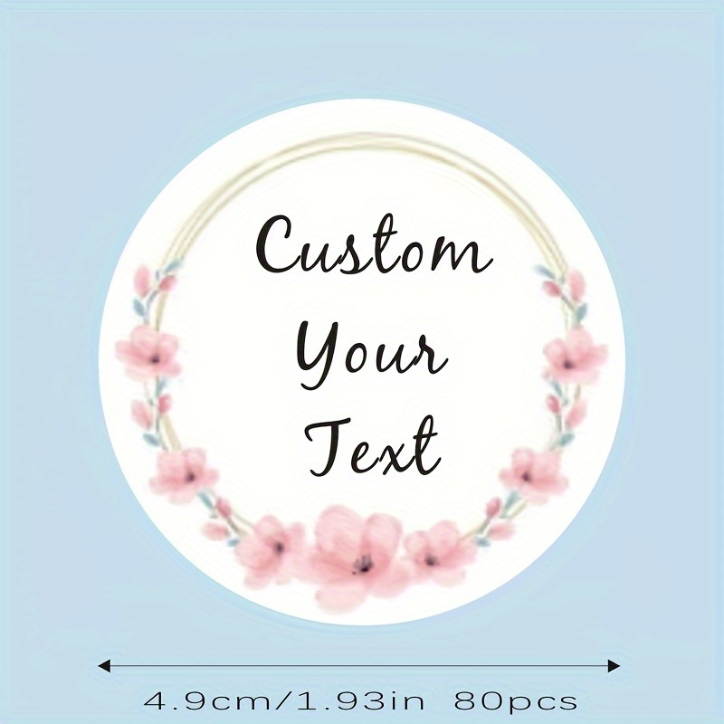 TEMU Customized Party Wedding Stickers Customized Wedding Tags Personalized Baptism Birthday Sealing Stickers Personalized Party Decoration Supplies