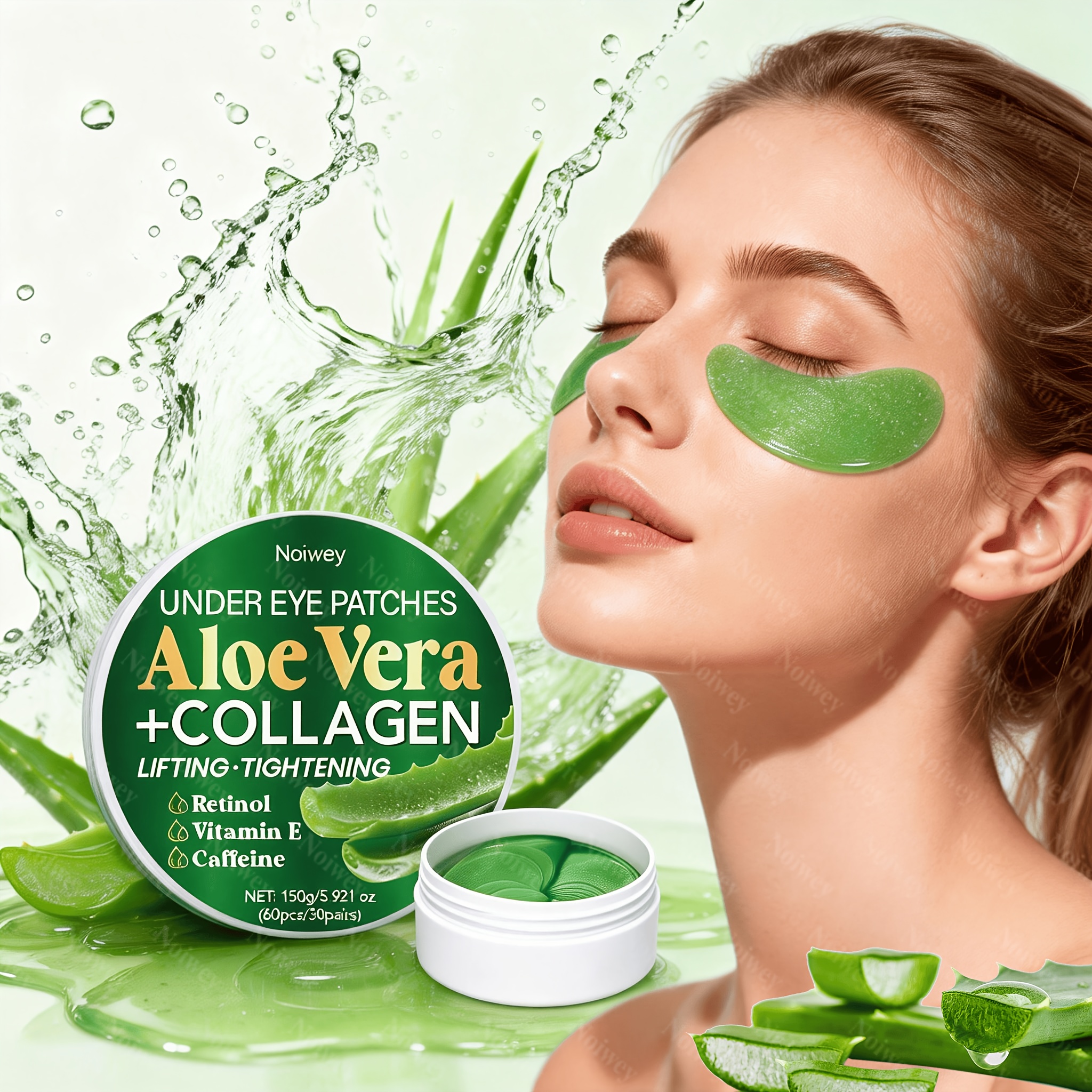 60 stck aloe vera augenpads (30 paar) kollagen - Temu Germany
