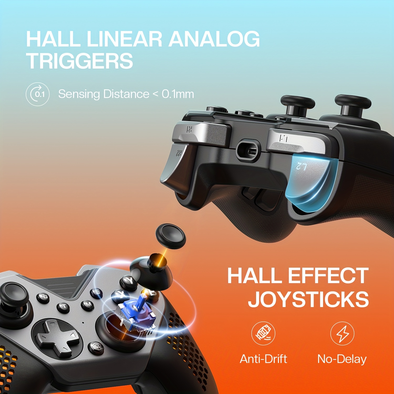 NYXI Flexi Wireless Controller with Hall Effect Joystick