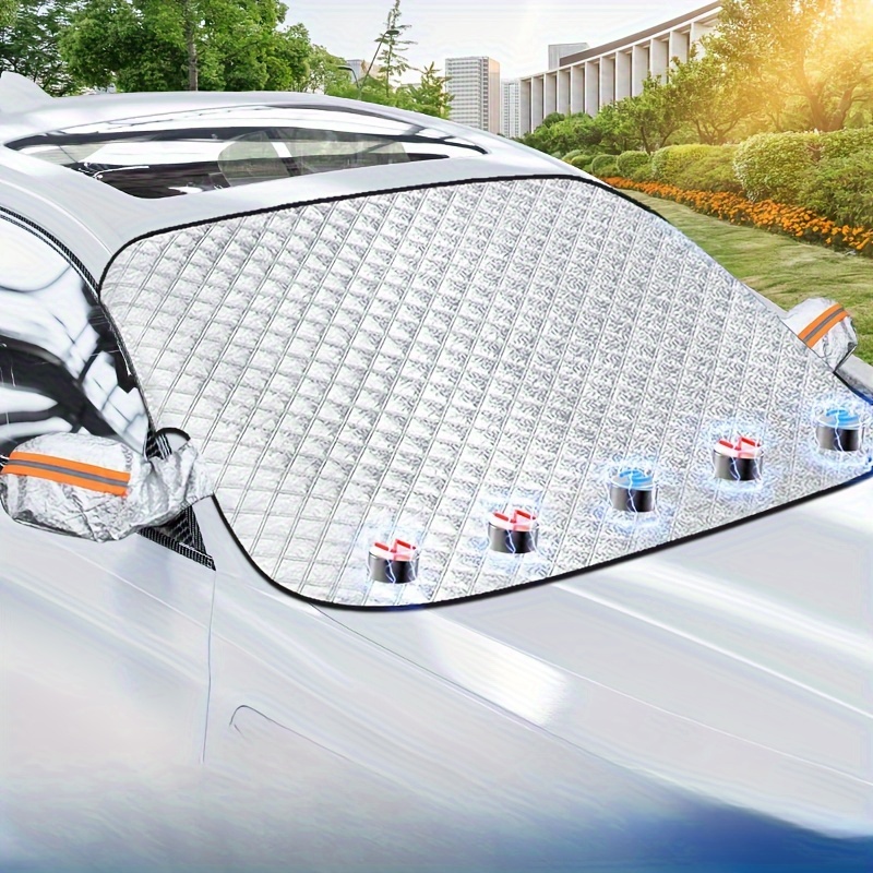 

Car Snow Cover Sunshade, Thickened Car Snow Visor, 5 Magnets Are Strongly Fixed, Protecting The Car's Front Windshield From Sunlight, Uv And Snow, Etc.