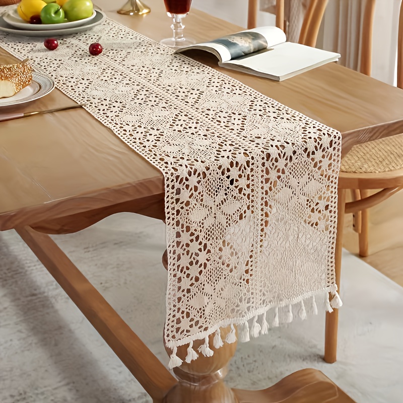dining table runners sold on Temu United States