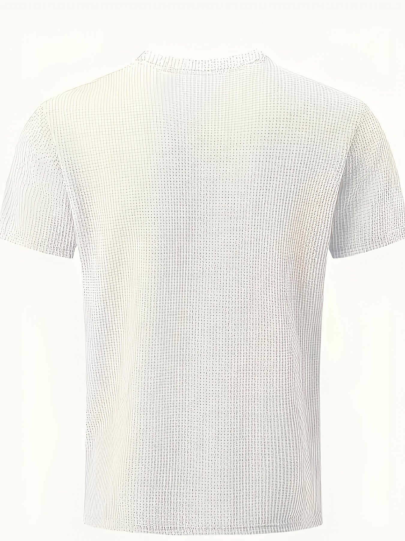 mens quick dry moisture wicking breathable jacquard t shirt loose   fabric for gym   sports casual summer   workout shirt classic round neck medium   details 3