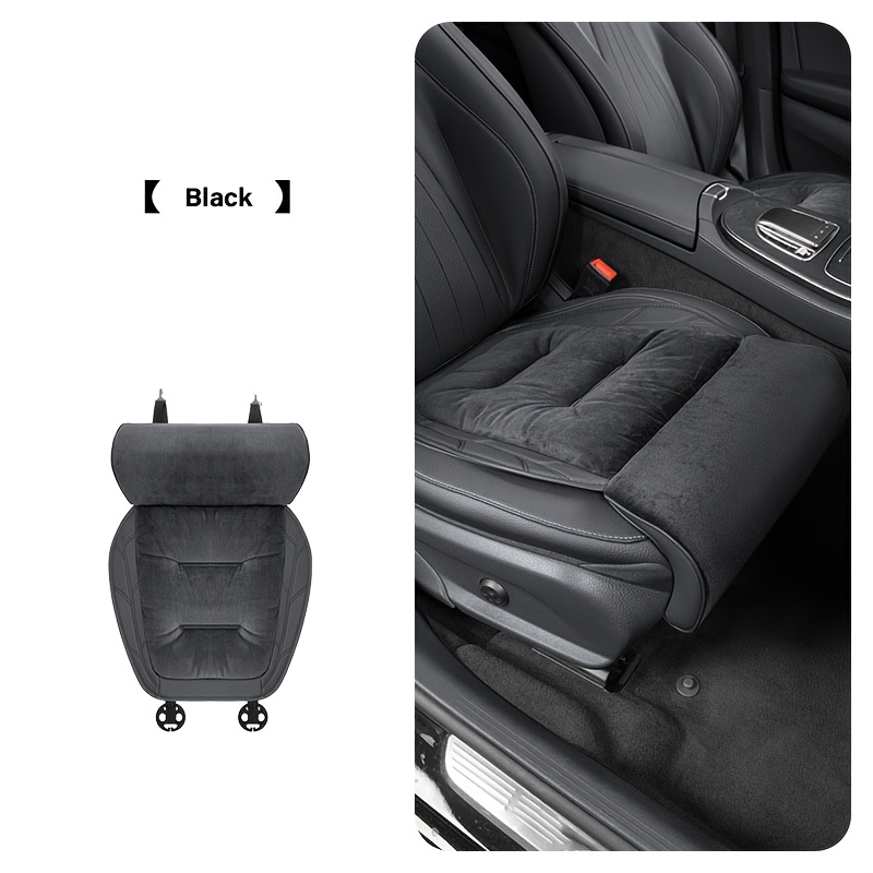 E-shop Luxuriöse Autositzkissen, Flugzeug-Sitzkissen-Imitat, Fleece-Einzelsitzkissen, Bequeme Beinstützkissen, Winter-Hüftkissen, Geeignet für alle
