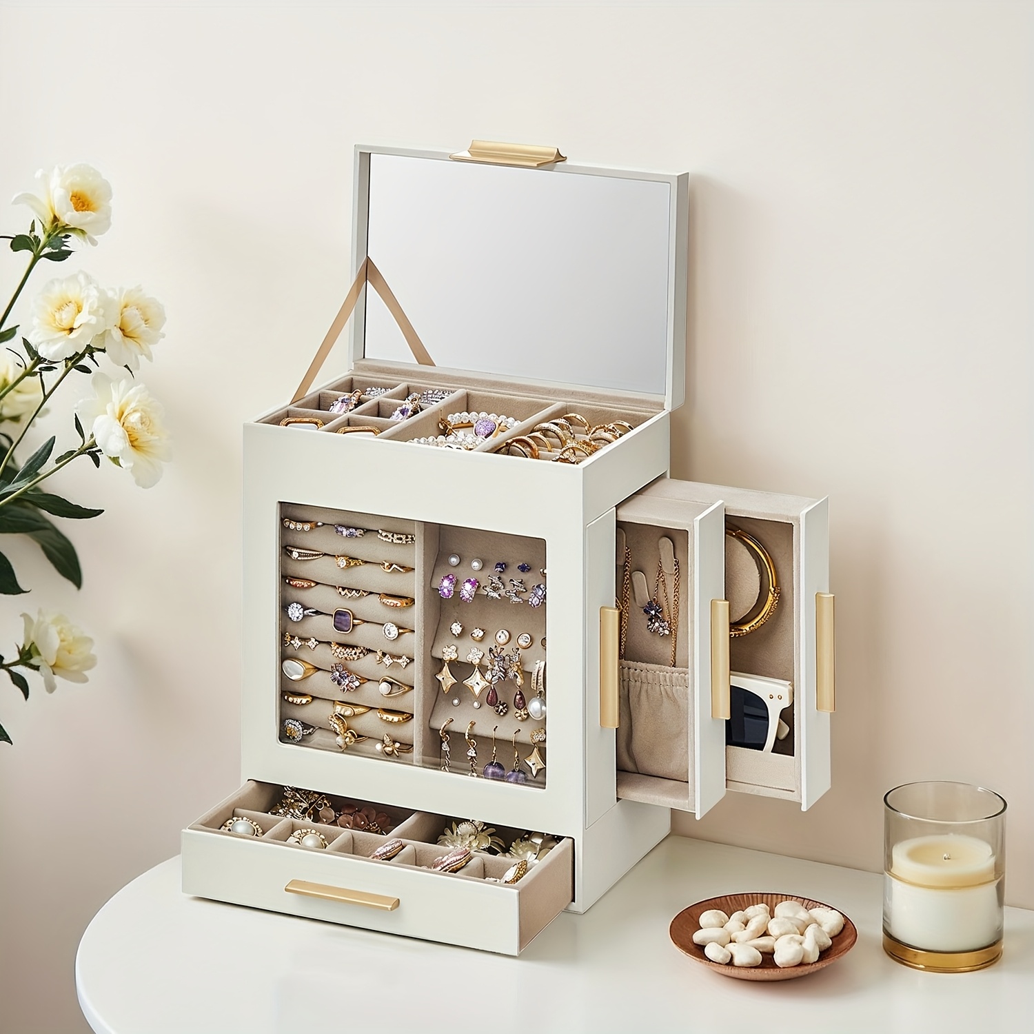 graduation gifts luxury glass organizer 5 - Temu