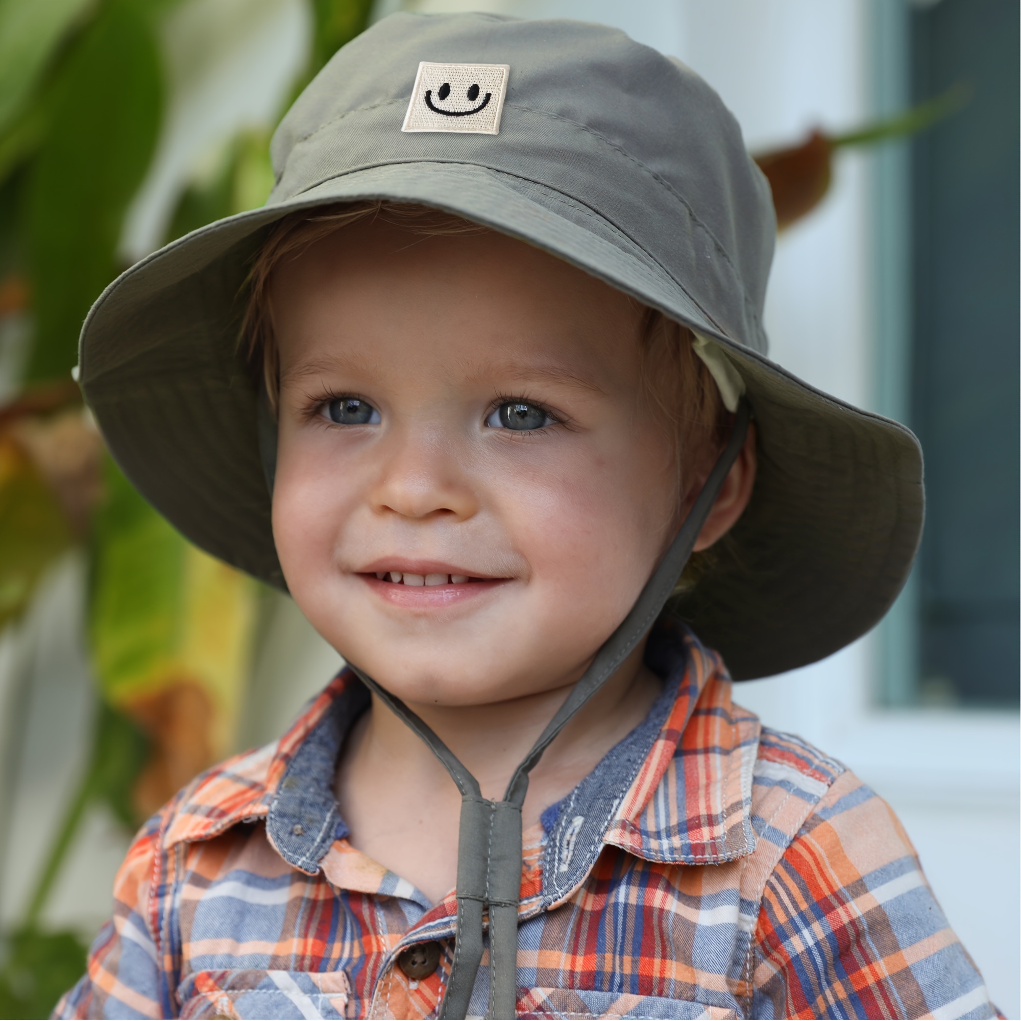 Unisex Baby Sun Hat with UPF 50+ Outdoor Adjustable Beach Hat,Baby Girl  Wide Brim Bucket Hats for Infant Toddler Little Boy