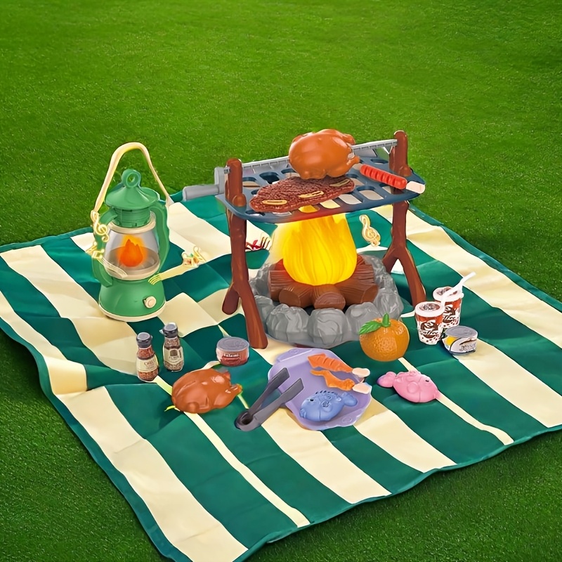 a childrens camping toys including game campfires Temu