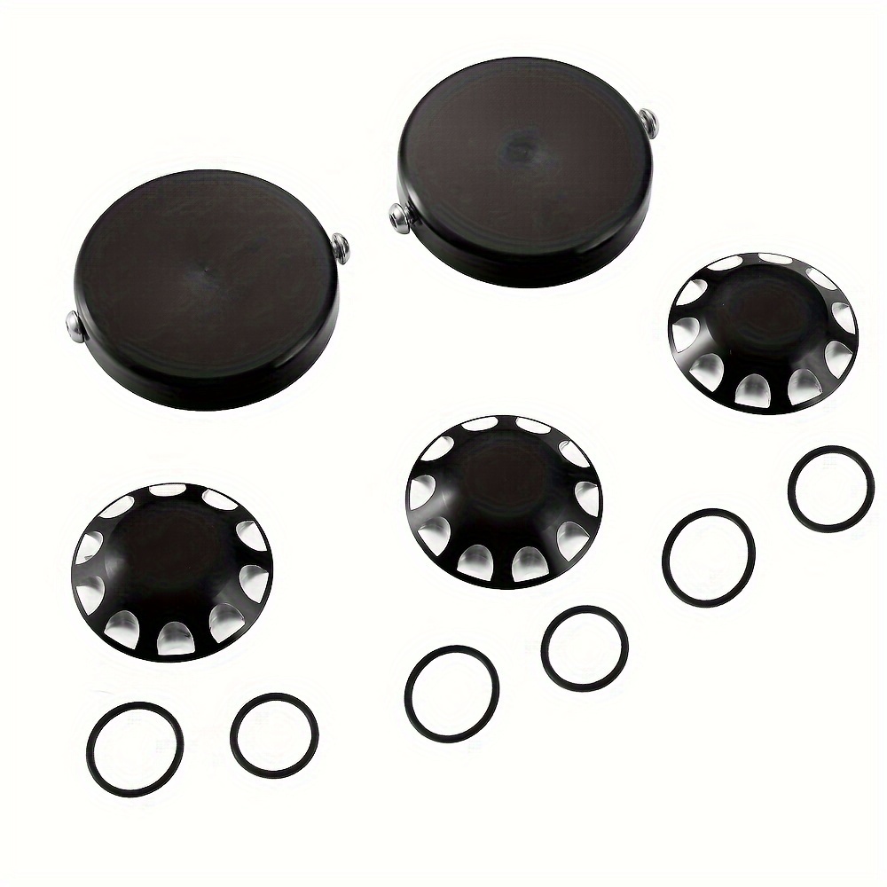 Suitable For Aluminum Axle Cover Kits And 5pcs Wheel Bearing Covers As Decorative Covers