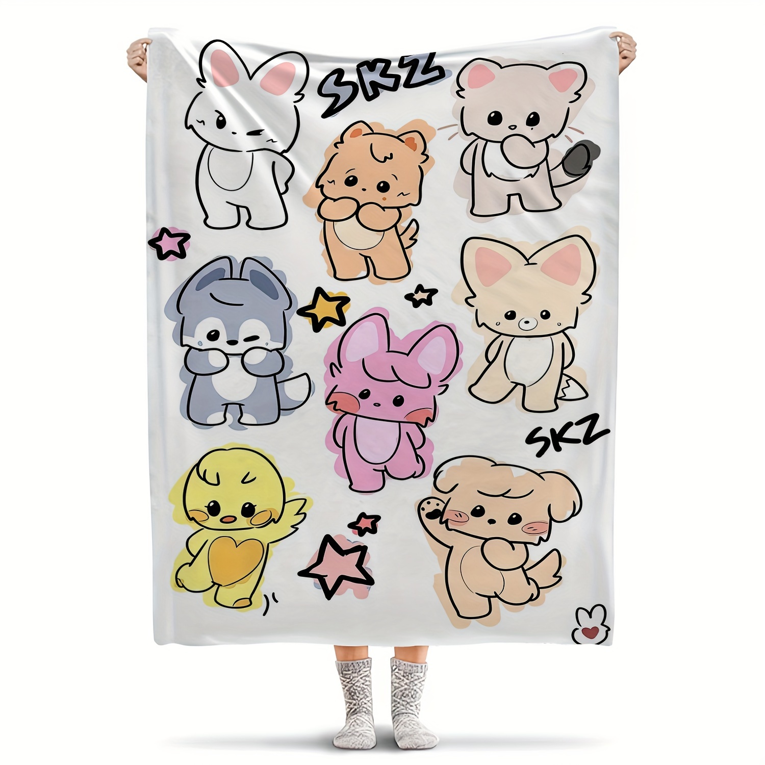 

K-pop Flannel Blanket - & , , Washable