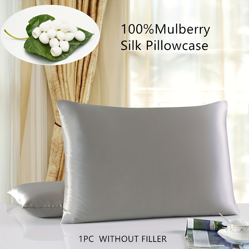 

Luxurious 100% - Soft, Breathable & Hair-friendly Satin Cover With Zipper Closure For Bedroom Comfort