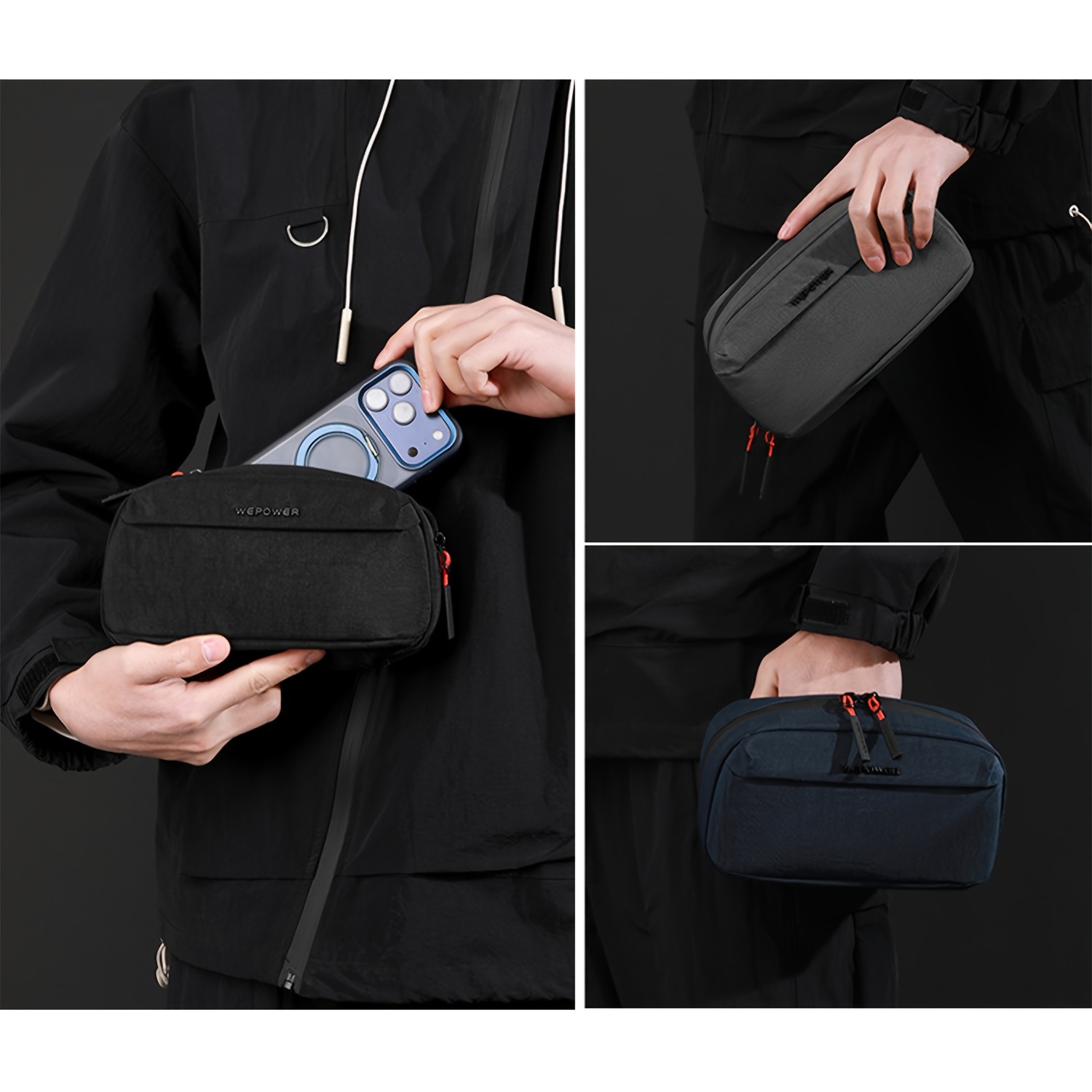 Packing Organizing Data Cable Storage Tech Pouch Organizer