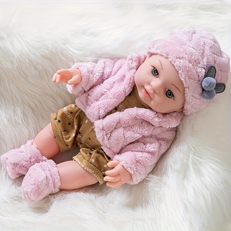 30cm/12inch Reborn Doll with Set Hat Socks Pacifier, Children Toys, Festival Gift