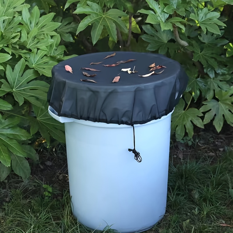 

1 Pack, Garden Rain Barrel Net Cover, Water Tank Protective Cover, Rain Barrel Filter Screen, Water Bucket Insect Net Cover For Outdoors Garden Yard Supplies