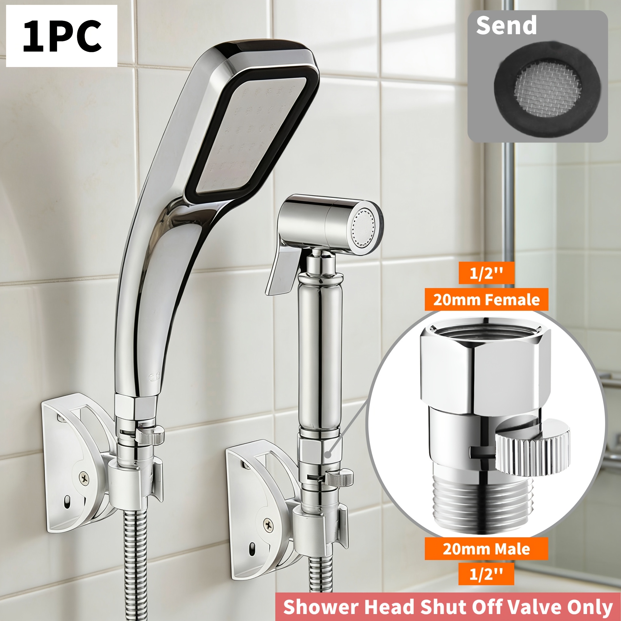 Shower Floww Restrictor - Water Floww Control Valve | Multifunctional