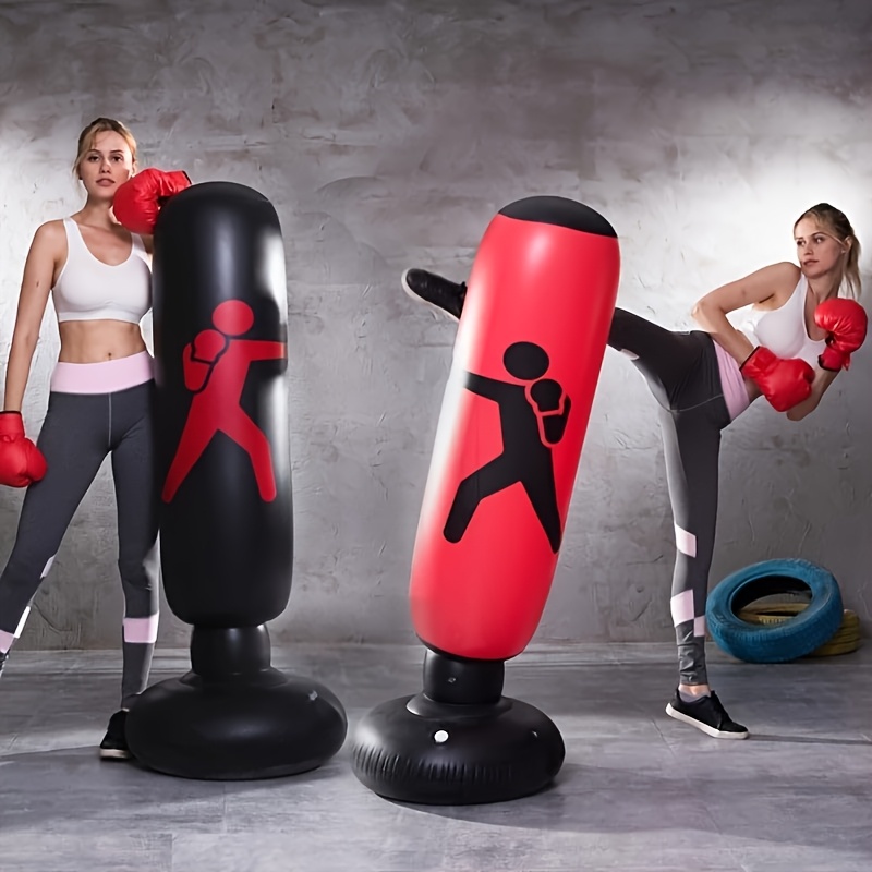 Pink Upright Punching Bag FORZA Freestanding Punch Bag │ Net