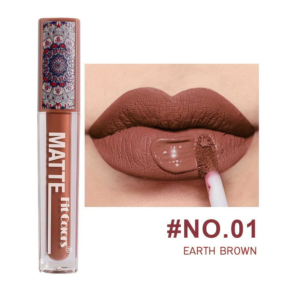 Image of Velvet Matte Liquid Lipstick - , Moisturizing, Berry And Coral Tones