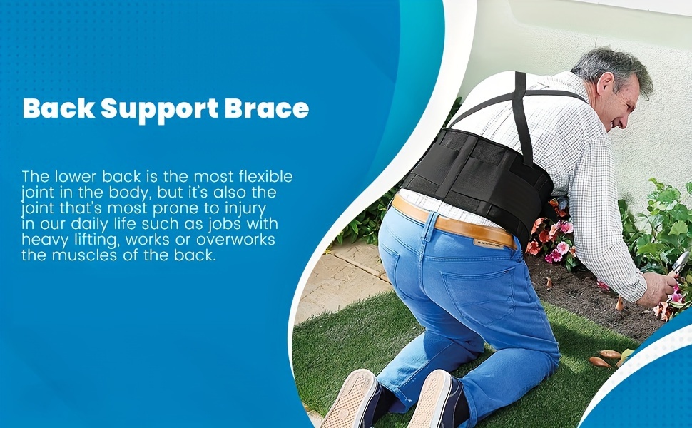  Lumbar Support Belt with Suspenders Industrial Work