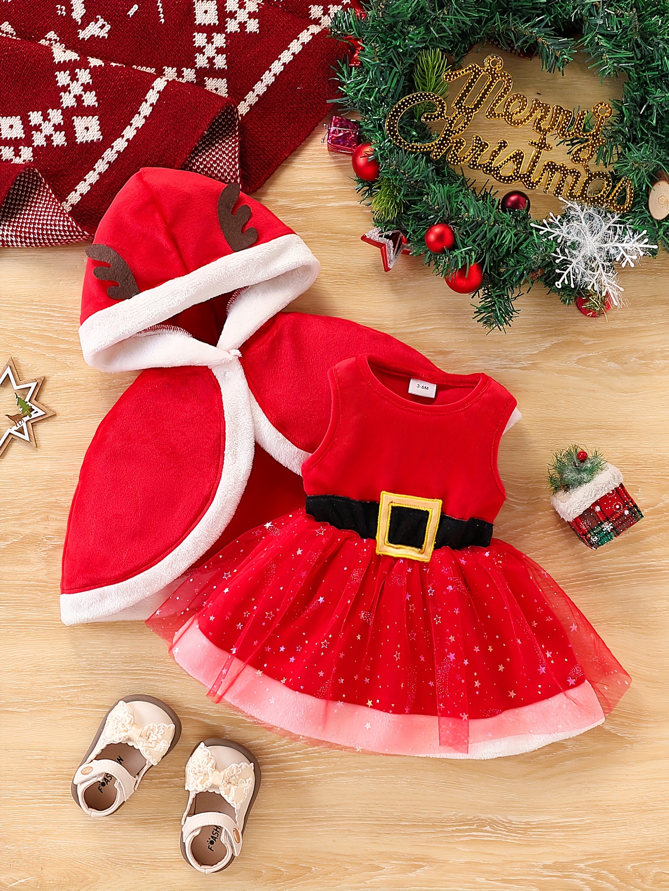 girls santa dress Santa Baby Dress main image 1
