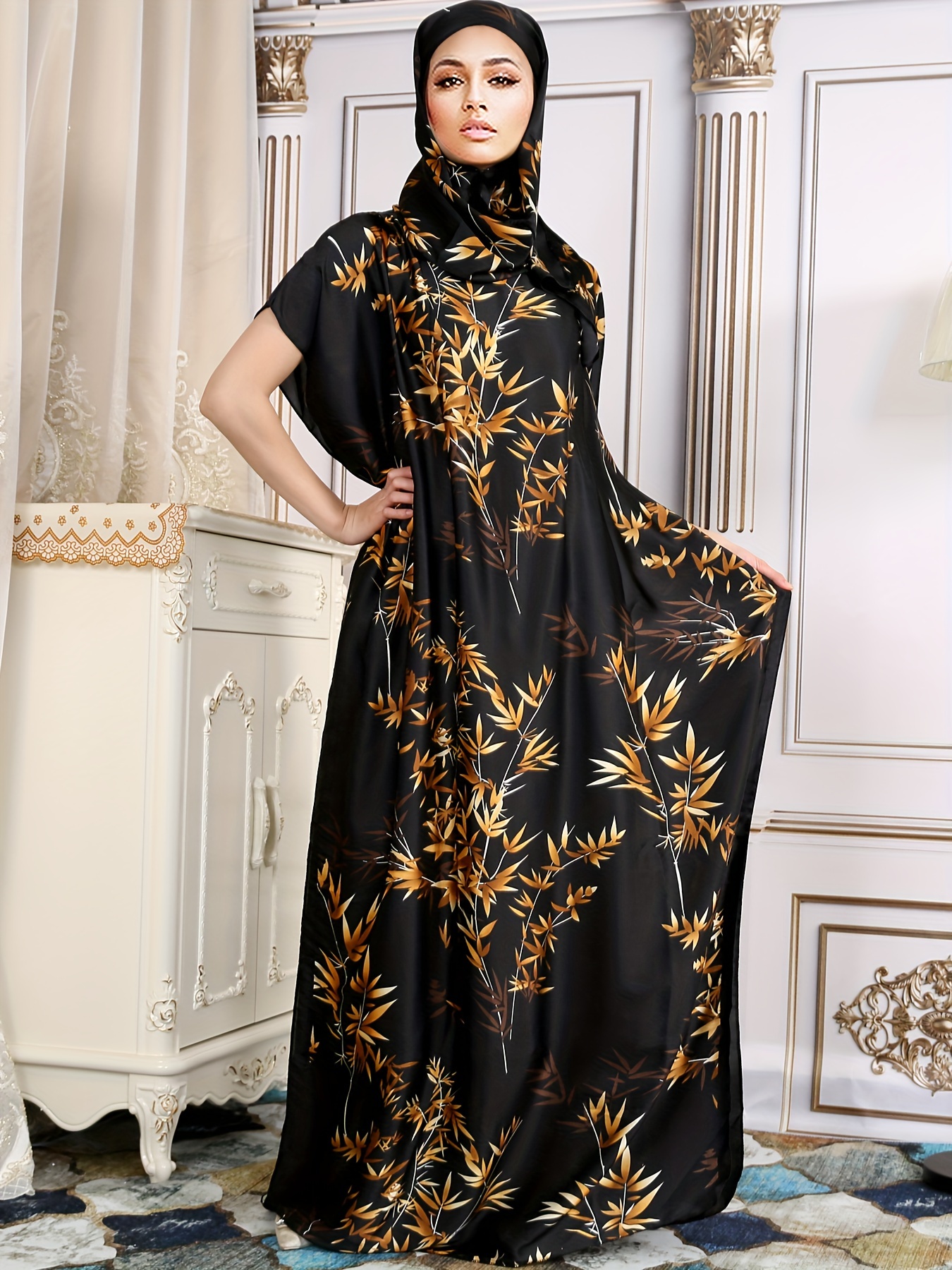 Kaftan Casual Wear Chiffon Gown Styles - Temu