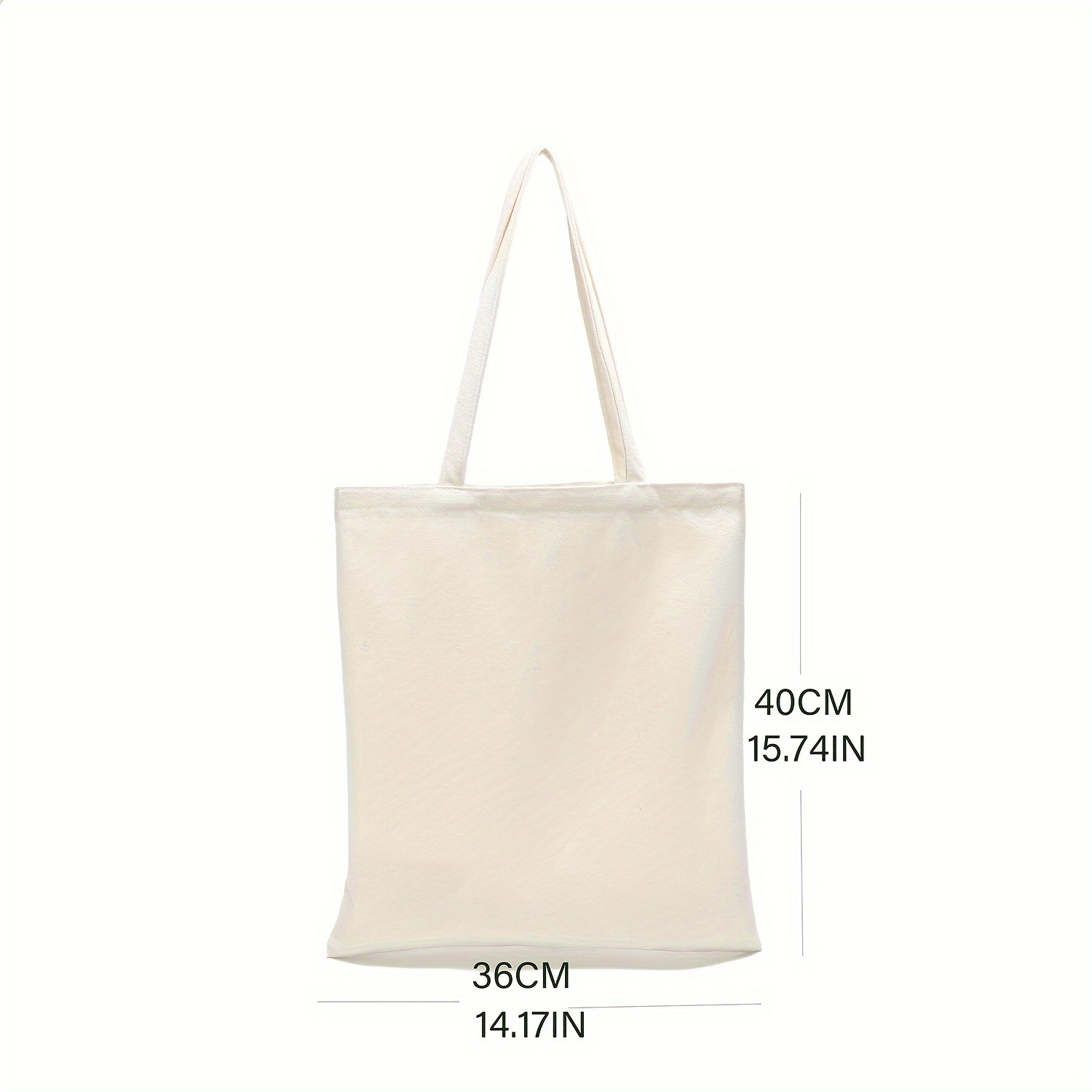 

Solid Color Canvas Handbag, Simple Office Worker Student Party Tote Bag, Portable Large Capacity Shopping Bag, Cute Versatile Casual Women's Bag, Large Canvas Commuter Bag, Travel Luggage Bag