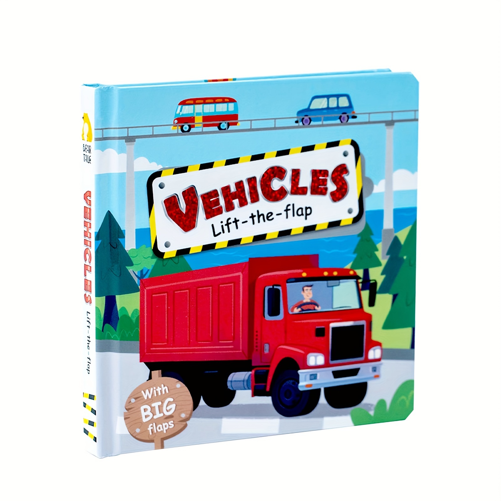 

Bear Tale Is A Series Of Interactive Board Books Designed For Children To Learn Vocabulary Related To Vehicles Through Engaging Lift-the-flap Activities.