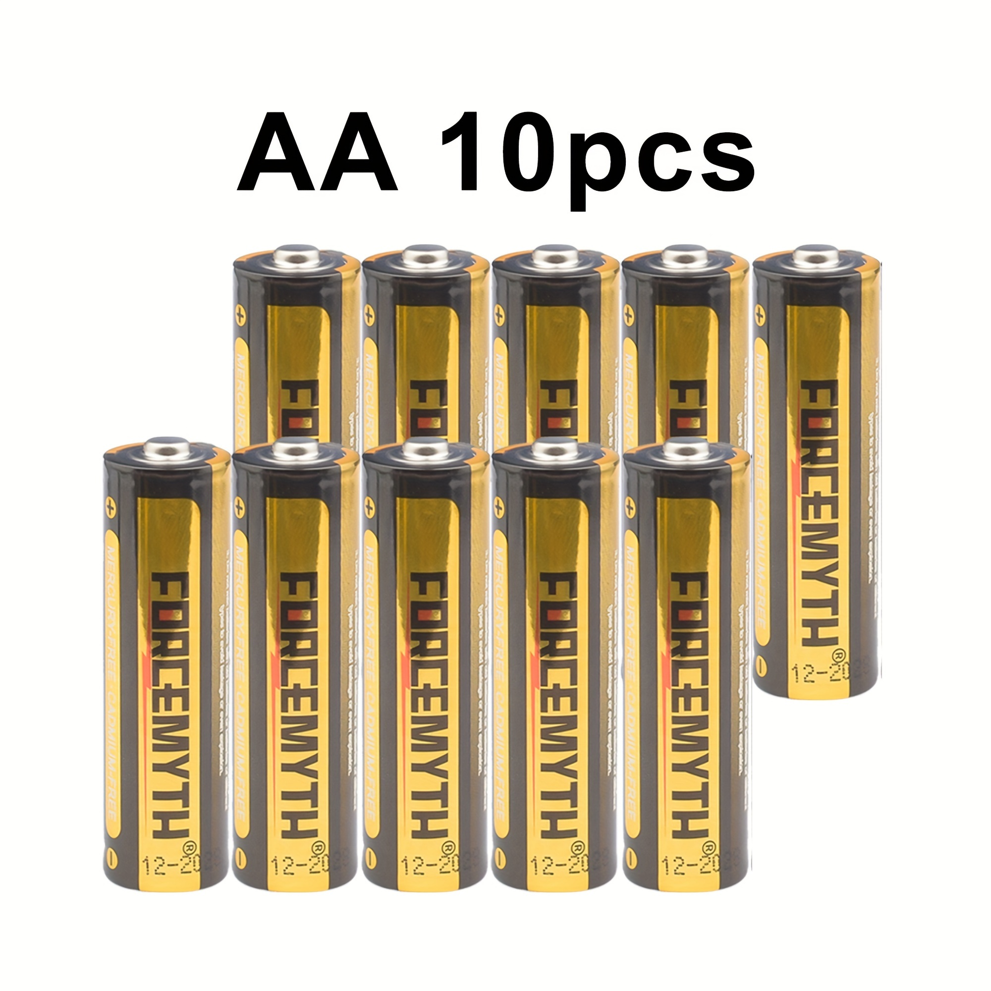  AA Batteries 1.5V LR6 AM-3 - Batería alcalina seca doble A para  reloj, juguetes, controles remotos, paquete de 8 : Salud y Hogar