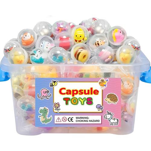 random colors and styles 18 36 48 72pcs cute mini kawaii themed toy set suitable for educational toys suitable as gifts for children boys girls gift bag christmas stocking filler collectible box classroom prize carnival gift