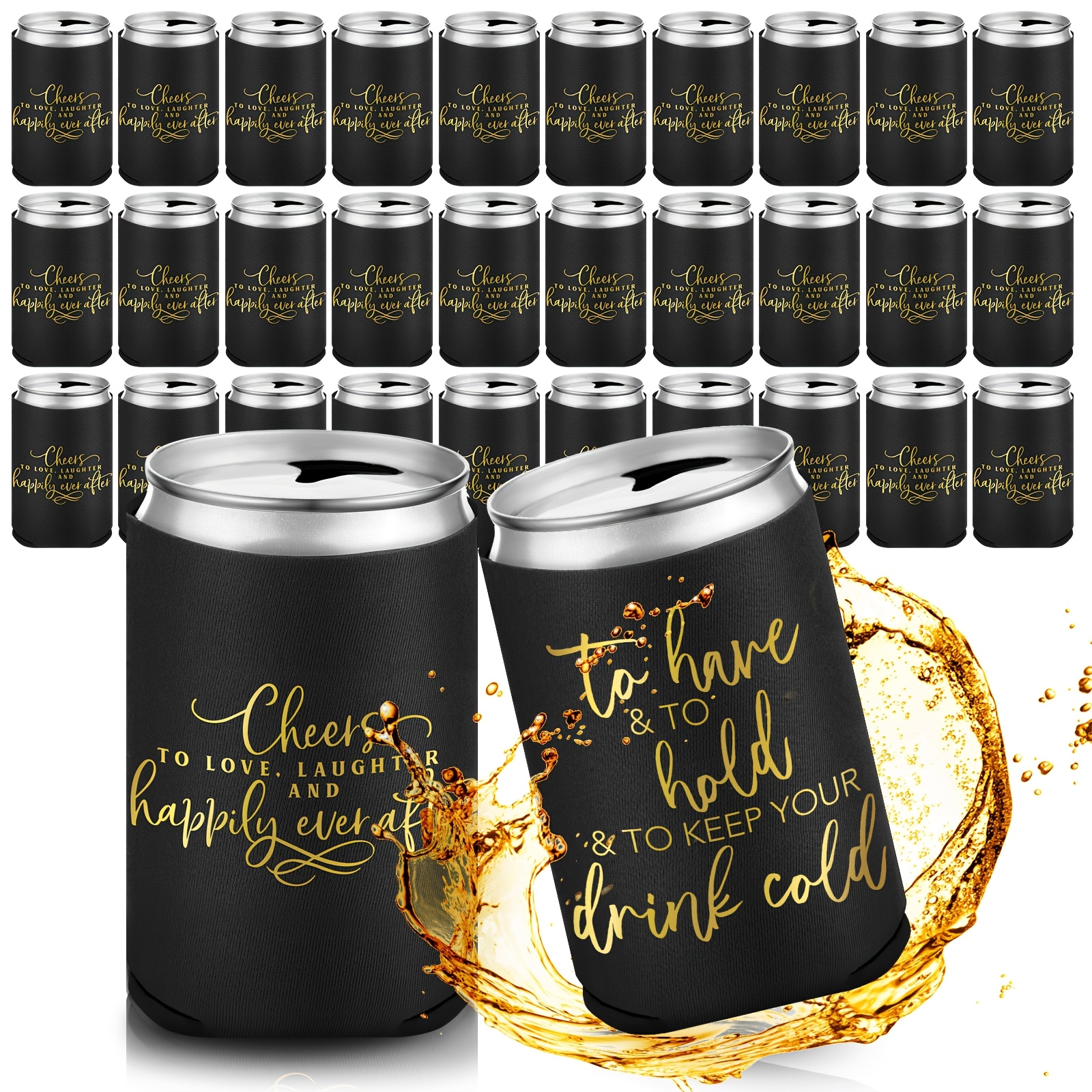 Temu – TEMU Bulk Set Of 50 Wedding Can Coolers For Engagement Party Gifts For Guests, , Joy, And A Future. Perfect For Rehearsal Dinner Decor For Bridal