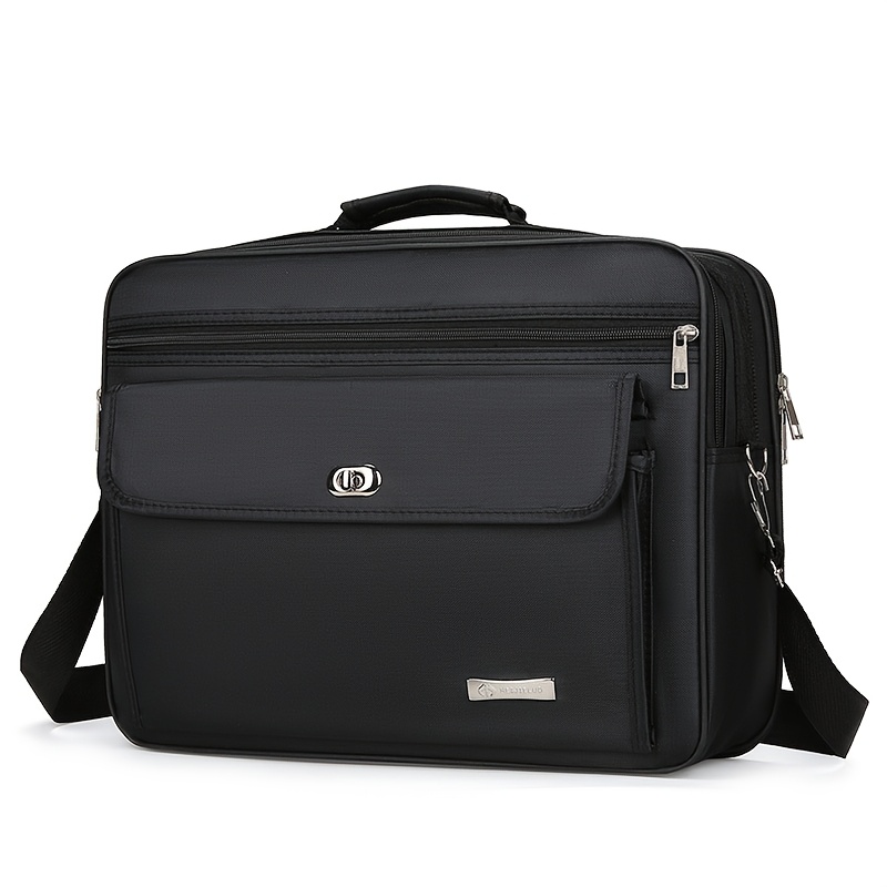TEMU [trendy Fashion Computer Bag] [men's Crossbody Bag] 1pc Large Capacity New Crossbody Bag Unisex Zipper Fashion Computer Bag Business Casual