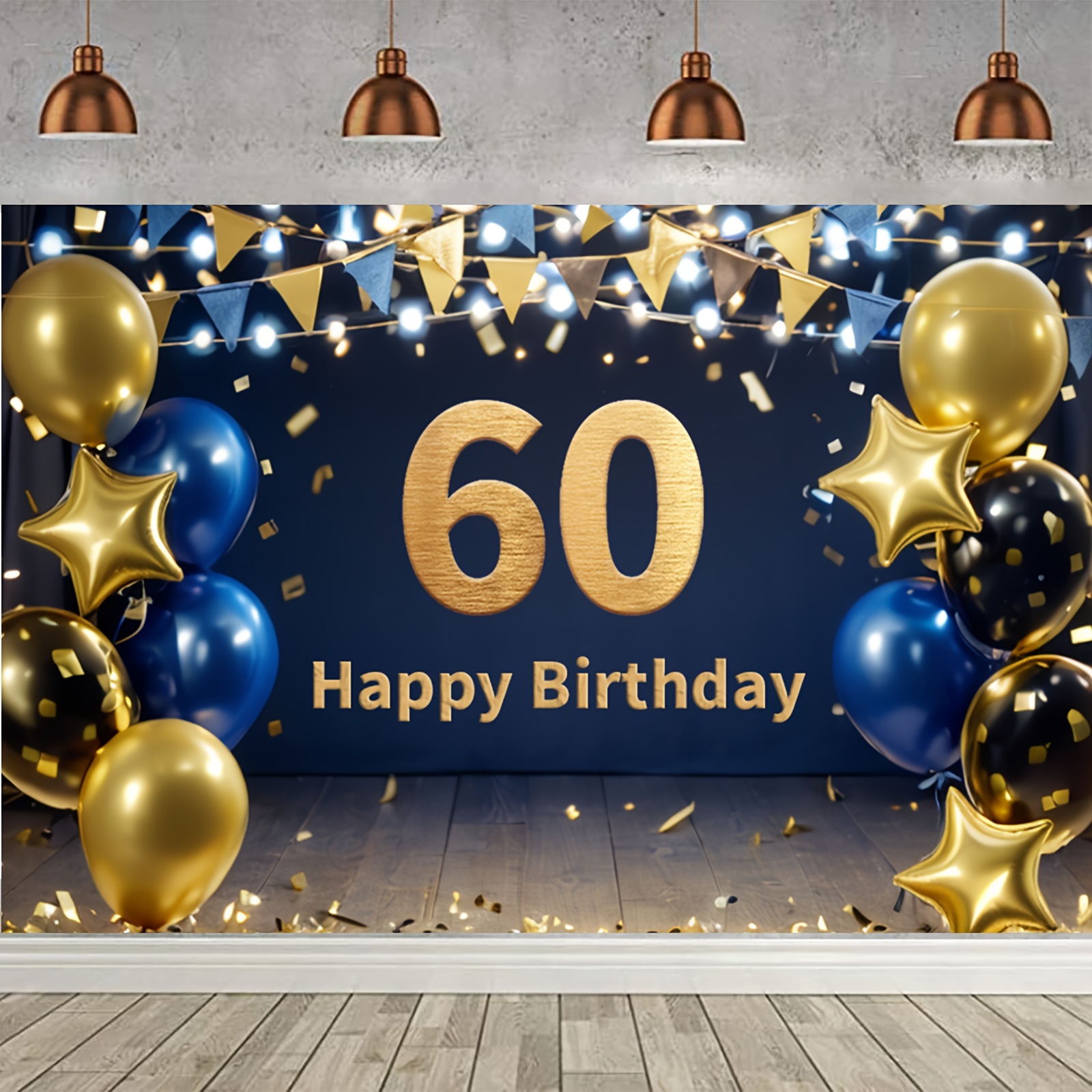 60th birthday background