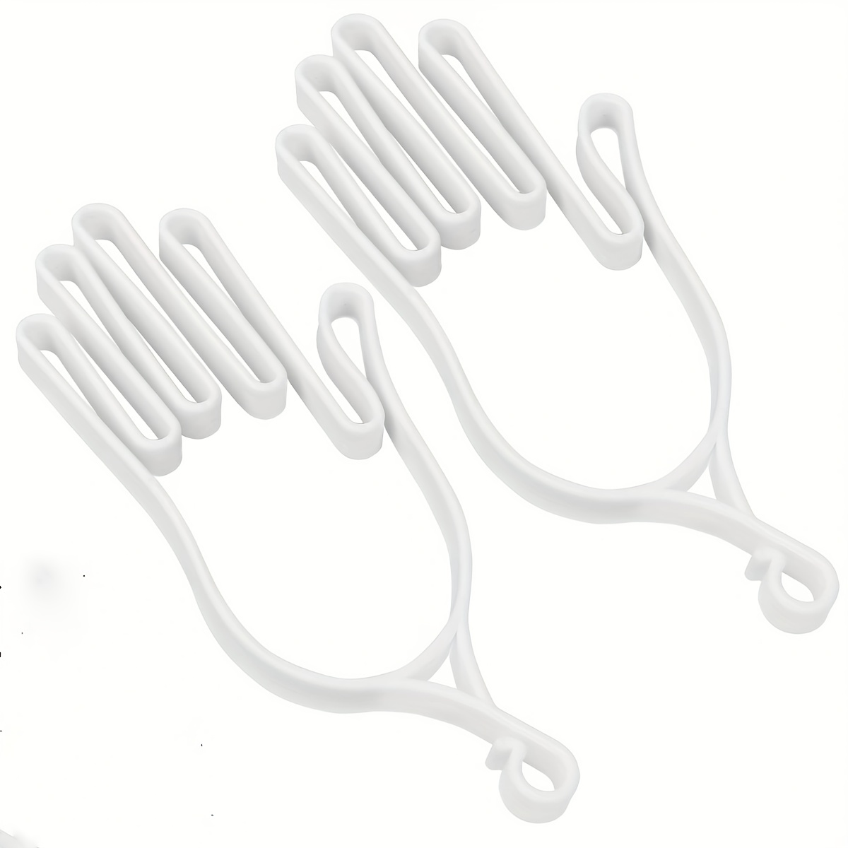 TEMU 2 pièces Porte-gants de avec mousqueton, Support de séchage coloré en plastique, Support -rétrécissement pour gants, Accessoire de