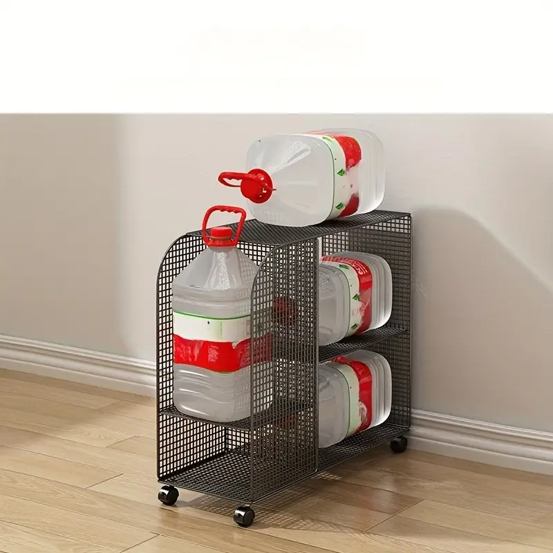 under desk rolling bookshelf organizer heavy duty metal rolling storage cart with wheels multi tier shelves drawers for home office classroom study space saving mobile book holder standing shelf standing shelf Product details 3